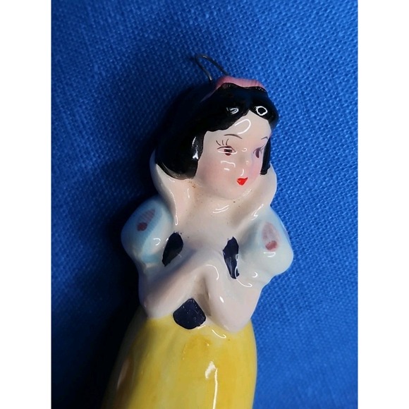 Vintage Snow White & Seven Dwarfs Porcelain Figurine Mini Walt Disney Japan Set - Picture 2 of 10